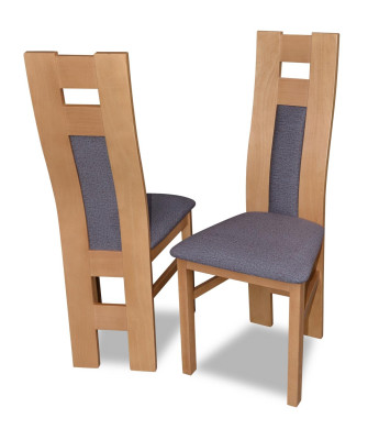 Ensemble de chaises en bois 1x Chaise en bois massif Chaise de salle à manger Chaises design Chaises de salle à manger