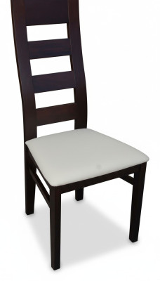 Textile 1x Chaise en bois massif Chaise de salle à manger Bois Rembourrage Chaises Gastro Salle à manger
