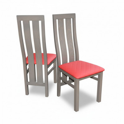 Chaises de salle à manger bleues Chaises de design Meubles de luxe Design Fauteuils Coussins de siège neufs!