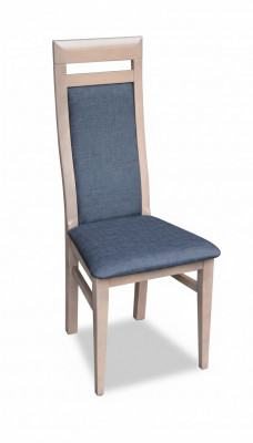 Chaises de salle à manger 1x Fauteuil Chaise de salle à manger Bois Tissu Chaise en bois neuve