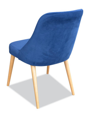 Chaise en bois massif Chaise de salle à manger Chaise de créateur Chaise textile Chaises Chaises de salle à manger K78