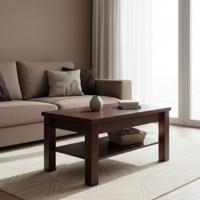 Table basse Table de canapé Tables de canapé Table d'ordre Salon Mobilier Bois 70x120