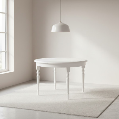 Conception Table à manger Table en bois Salle à manger Meubles Tables rondes en bois massif Moderne Nouvelle