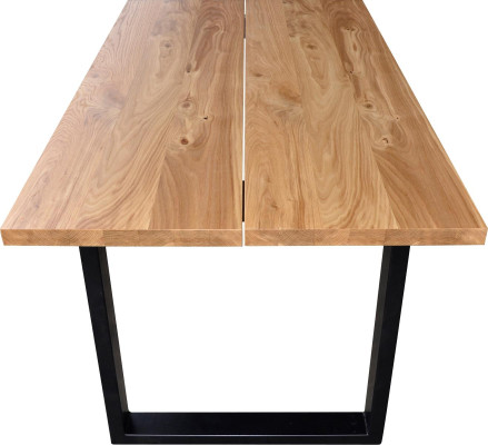 Table Table à manger Table en bois Table de conférence Tables en bois Beige Mobilier en bois véritable S7