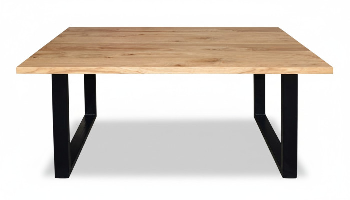 Table Table à manger Table en bois Table de conférence Tables en bois Beige Mobilier en bois véritable S7