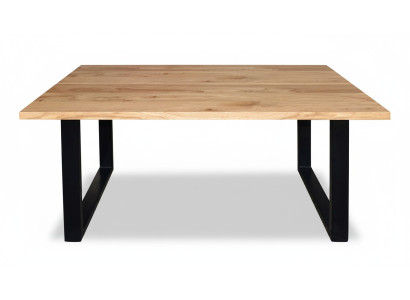 Table Table à manger Table en bois Table de conférence Tables en bois Beige Mobilier en bois véritable S7