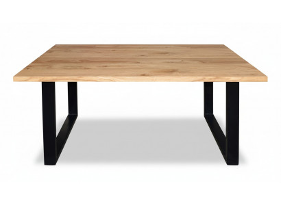 Table Table à manger Table en bois Table de conférence Tables en bois Beige Mobilier en bois véritable S7