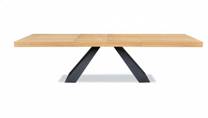 Table Table à manger Table en bois xxl Table de conférence 100x200cm Extensible 280cm Solide