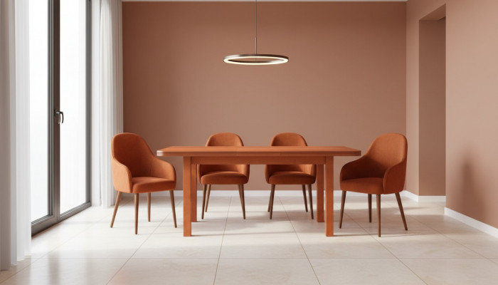 Table à manger Tables de salle à manger Bois Salon Designer 90x160/200cm Tables de cuisine neuves
