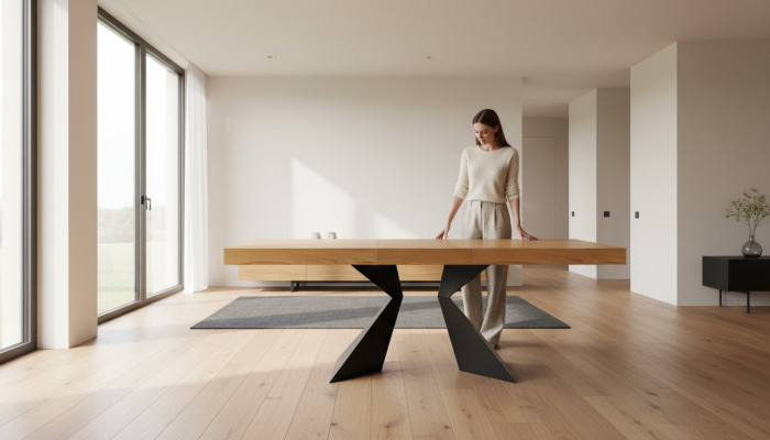Designer Luxus Esstisch Tische Klassiker r Möbel Wohnen Holz Zimmer Konferenz neu
