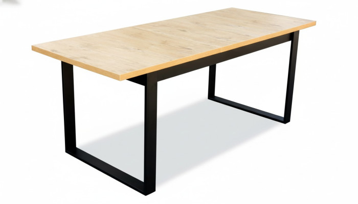 Table à manger Salle à manger Bureau Salon Tables Bois Design 160cm Extensible