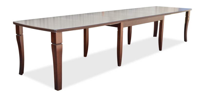 Concepteur de cuisine Table à manger Table Salon Bois Luxe Tables 100x160/400cm Meubles