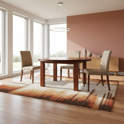 Table à manger Salle à manger Salon Bois Moderne Tables 100/140cm Extensible neuf