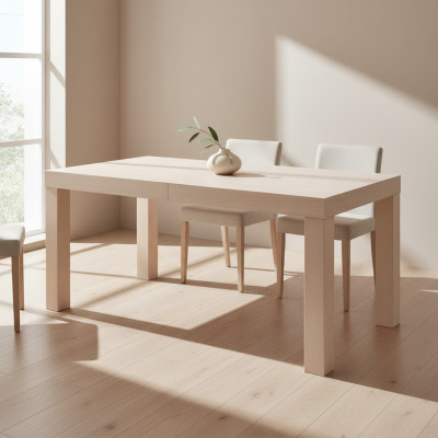 Table à manger moderne Tables à manger Tables Table de réunion Design de bureau Bois 80x140/180cm nouveau