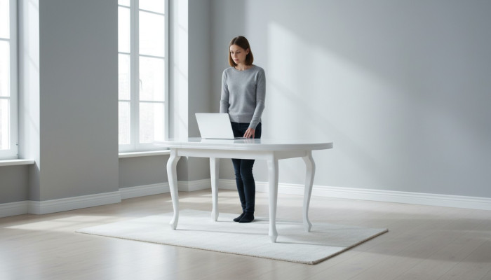 Table Table à manger Bois Design Table en bois Tables de séjour Salle à manger 100x100/140cm Meubles