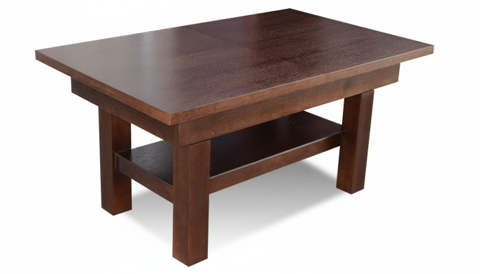 Table à manger Table Salle à manger Salon Bois Design Chaises S37 80x130 / 170cm Meubles