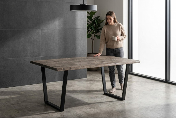 Table basse en bois rectangulaire pour canapé, tables design italiennes 110x70cm