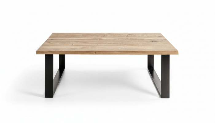 Table basse design Table en verre Table de canapé Table à commander Tables en bois marron Meubles de loft