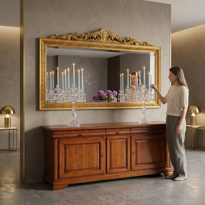 Miroir mural de design miroir maison Medusa Miroir décoration miroir suspendu antique neuf