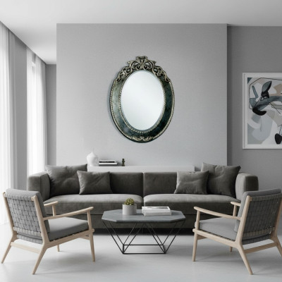Décoration Miroir mural Mobilier Salon Ameublement d'intérieur Portemanteau Miroir mural neuf