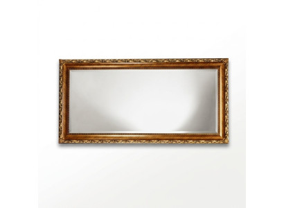 Miroir Bois véritable Cadre en bois fait main Miroir mural Cadre en bois 181x91 Baroque