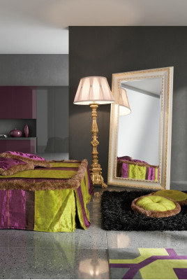Miroir mural classique Cadre en bois Miroir Meubles Baroque Rococo Cadre en verre Mural nouveau