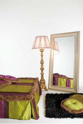 Miroir mural classique Cadre en bois Miroir Meubles Baroque Rococo Cadre en verre Mural nouveau