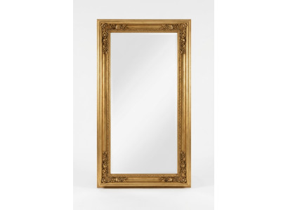 Moderne großer Spiegel Wandspiegel Echter Holzrahmen Hängespiegel Luxusmöbel neu