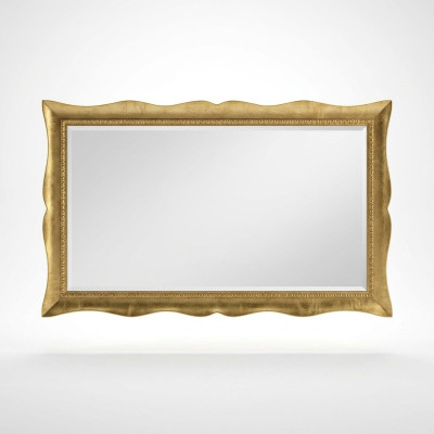Miroir mural en verre xxl doré grand 181x91 Cadre en bois miroir suspendu baroque Rococo