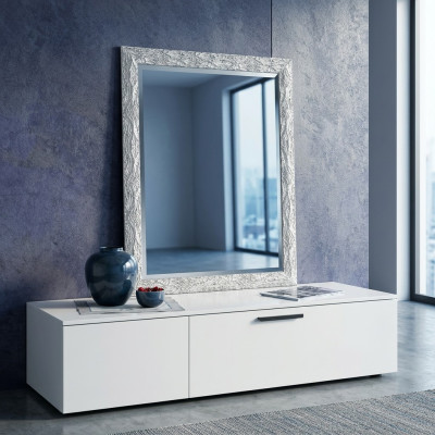 Miroir Miroir mural designer Entree Salon Salle de bains Bois Verre design Meubles neufs
