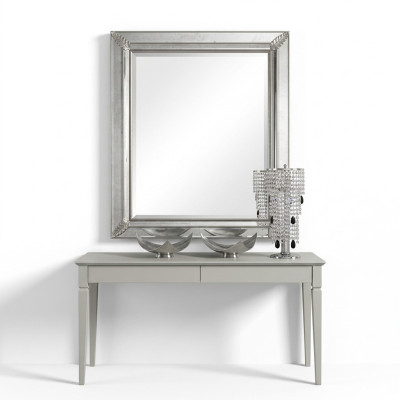 Miroir mural classique en bois avec cadre antique style miroir baroque mobilier italien neuf