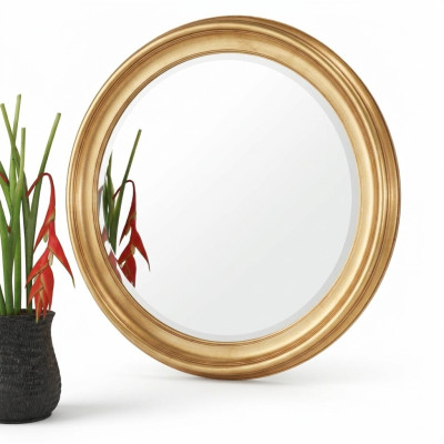 Miroir Miroir mural Miroir de couloir Miroir de salle de bain Blanc Moderne Bois Miroir de décoration murale