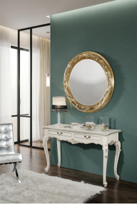 Miroir mural rond Miroir Salle de bains Couloir Design Salon Méduse Style antique Verre Rond nouveau