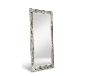 Miroir mural accessoire mobilier décoration living baroque rococo miroir décoratif stand argent