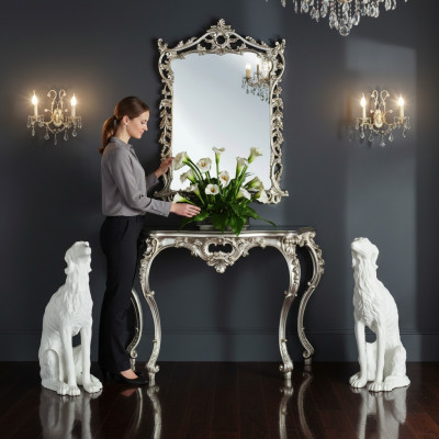 Miroir mural Décoration Meubles Vie Luxe Intérieur Aménagement Miroir mural Porte-manteau neuf