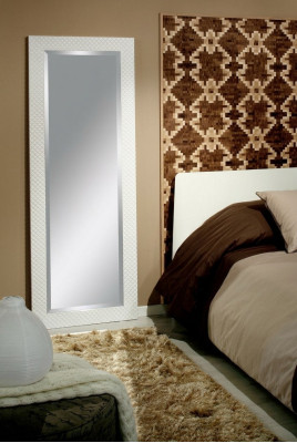 Miroir sur pied fait main grand miroir cadre en bois véritable 176x86cm suspendu