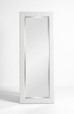 Miroir sur pied fait main grand miroir cadre en bois véritable 176x86cm suspendu