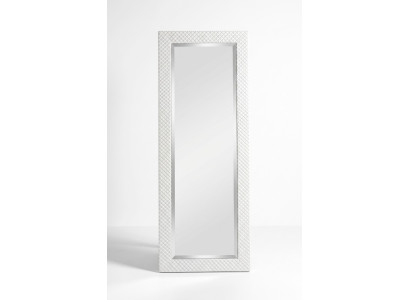 Miroir sur pied fait main grand miroir cadre en bois véritable 176x86cm suspendu