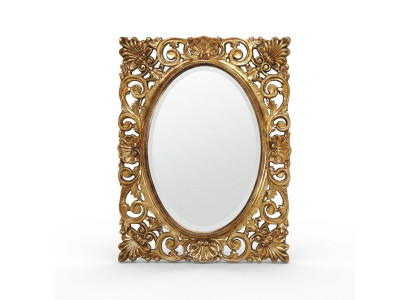 Cadre en bois de miroir Miroir mural design classique r Baroque Rococo Cadre en bois xxl