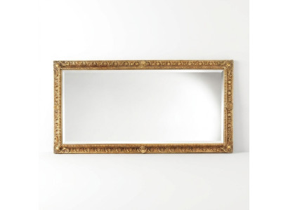 Miroir mural cadre en bois Cadre de miroir Design Rococo Baroque Mobilier de salon nouveau