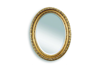Miroir mural classique par designer Miroir ovale Miroir ovale Baroque Rococo 68x88cm