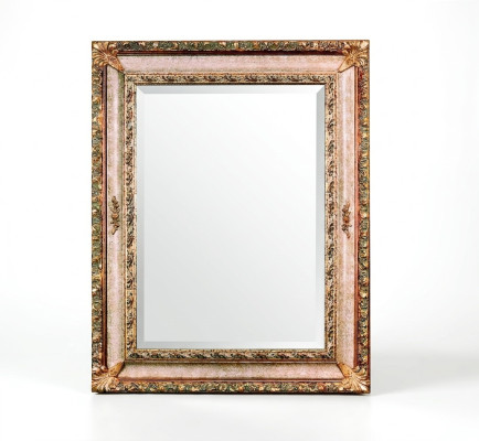 Miroir mural classique avec cadre en bois, Mobilier miroir 94x184 Design Baroque Rococo nouveau