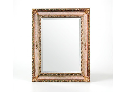 Miroir mural classique avec cadre en bois, Mobilier miroir 94x184 Design Baroque Rococo nouveau