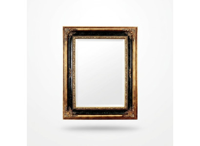 Miroir de mur de miroir de mur de concepteur de r classique Baroque Rococo 96x133cm Cadre en bois neuf