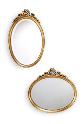 Miroir Classic r Designer Grand miroir mural Rétro Baroque Rococo Or SP7630
