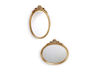 Miroir Classic r Designer Grand miroir mural Rétro Baroque Rococo Or SP7630