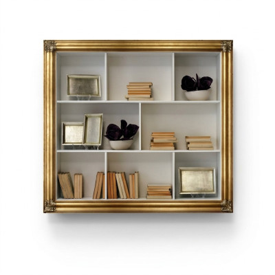Étagère murale Étagère Bibliothèque Etagère Salon Mur Luxe