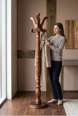 Manteau du serviteur Portemanteau Portemanteau Portant vêtements Bois Support Majordome Mobilier Planchers neuf