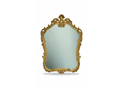 Miroir Miroir mural Baroque Rococo Planchers Salon Salle de bain Bois Verre Design SP7560