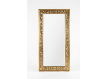 Miroir Miroir mural Baroque Rococo Planchers Salon Salle de bain Bois Verre Design SP 6420